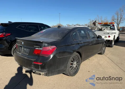 2013 BMW 750 I from USA, damaged, VIN WBAYA8C5XDC996785